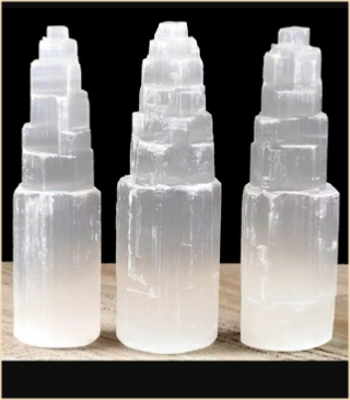 Natural Selenite Lamps