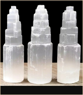 Natural Selenite Lamps
