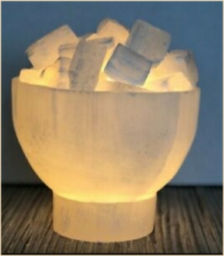 Natural Selenite Lamps