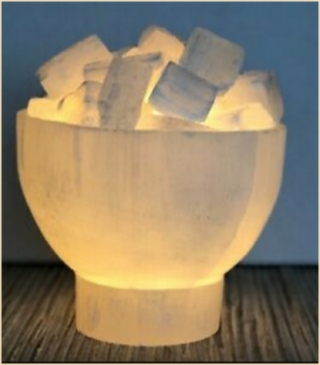 Natural Selenite Lamps