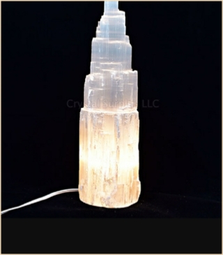 Natural Selenite Lamps