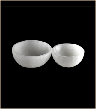 Selenite Candle Holder