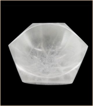 Selenite Candle Holder
