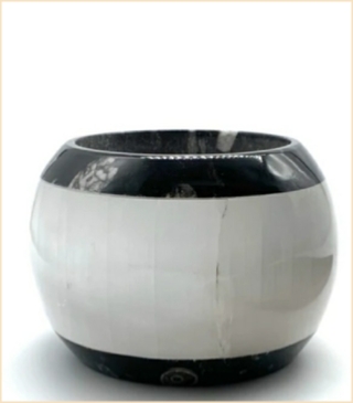 Selenite Candle Holder