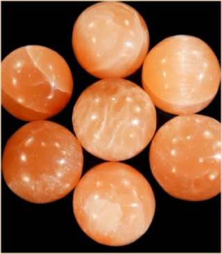 Selenite Spheres & Eggs